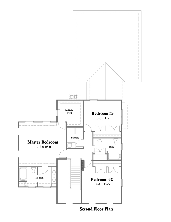 colonial second floor plan